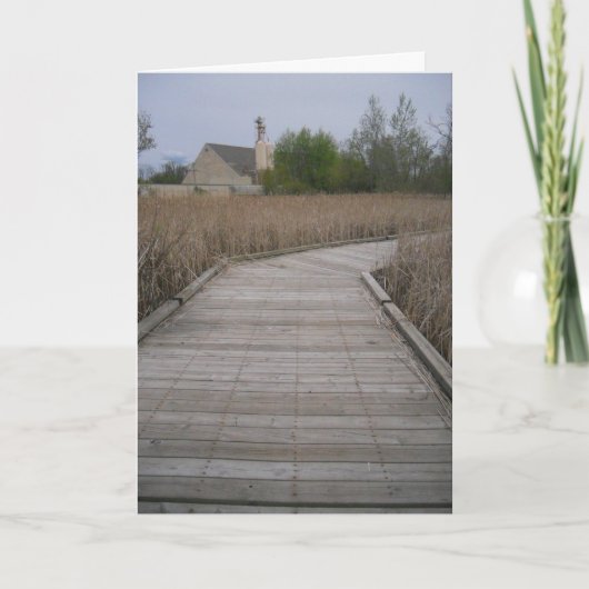 "Maplewood Houten Pad" Beterschapkaart Kaart (Voorkant)
