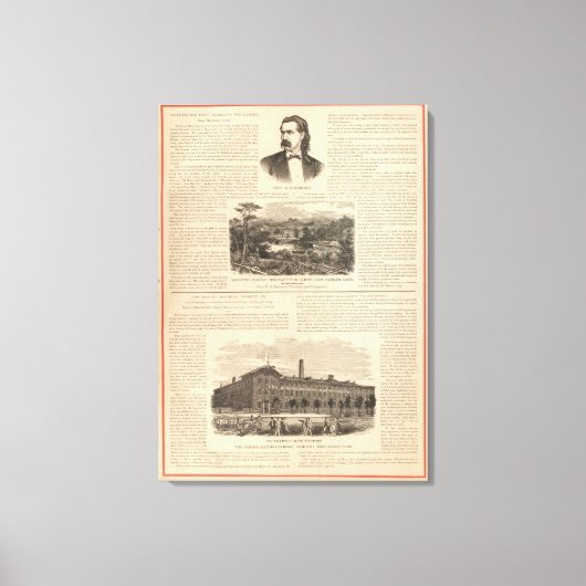 Maplewood Music Seminary voor Dames Canvas Afdruk (Voorkant)