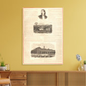 Maplewood Music Seminary voor Dames Canvas Afdruk (Insitu (Woonkamer))