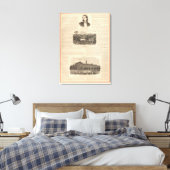 Maplewood Music Seminary voor Dames Canvas Afdruk (Insitu (Slaapkamer))