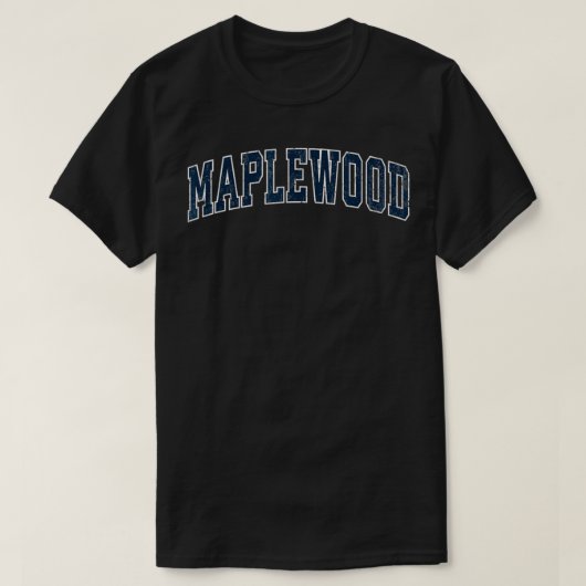 Maplewood New Jersey NJ sportontwerper T-shirt (Design voorkant)