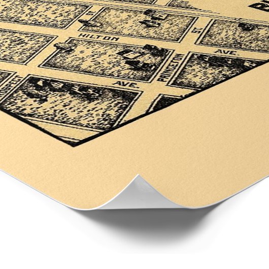 Maplewood, NJ Panoramic Map - 1910 Poster (Hoek)