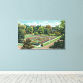 Maplewood Park Roos Garden Uitzicht Canvas Afdruk (Insitu (Houten vloer))