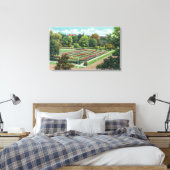 Maplewood Park Roos Garden Uitzicht Canvas Afdruk (Insitu (Slaapkamer))