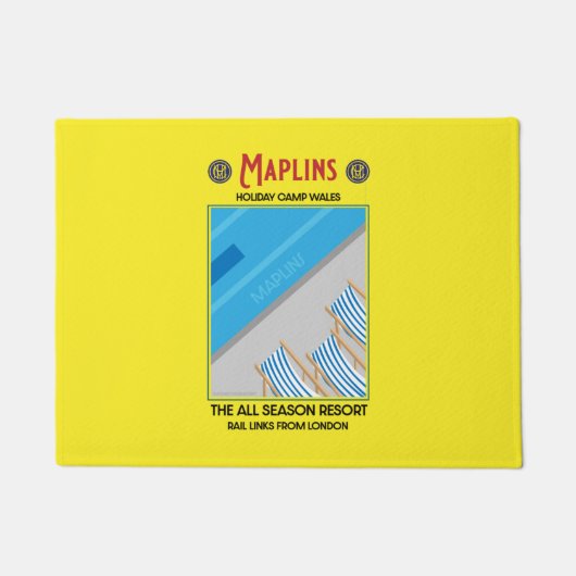 Maplins Brits feestkamp Doormat Deurmat (Voorkant)