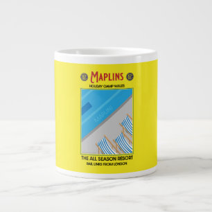 Maplins Vintage Britse Vakantie Kampen   Grote Koffiekop