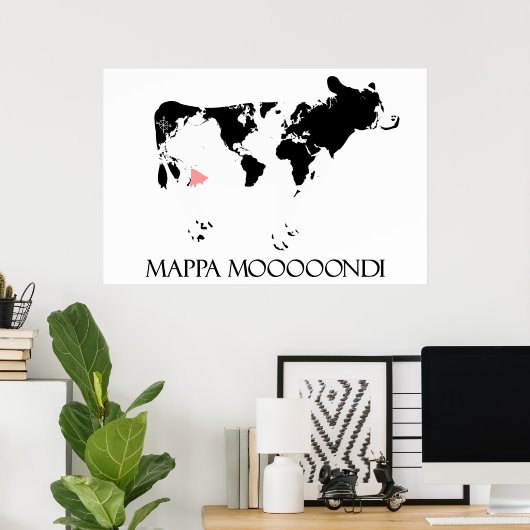 Mappa Mooooondi Poster (Thuiskantoor)