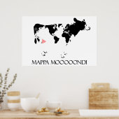 Mappa Mooooondi Poster (Keuken)