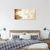 Mappa Mundi, 1502 Canvas Afdruk (Insitu (Slaapkamer))