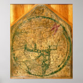 Mappa Mundi, c.1290 Poster (Voorkant)