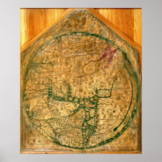Mappa Mundi, c.1290 Poster (Voorkant)