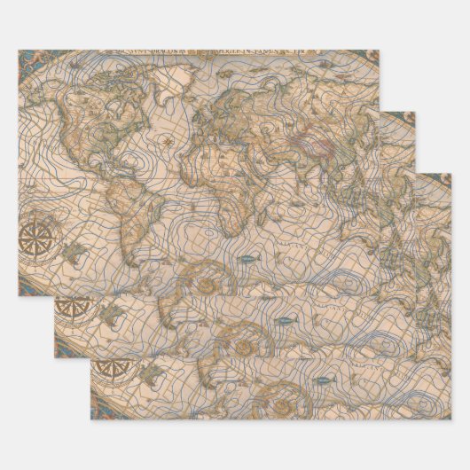 Mappa Mundi Inpakpapier Vel (Set)