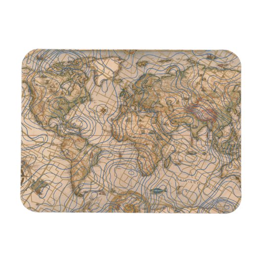 Mappa Mundi Magneet (Horizontaal)