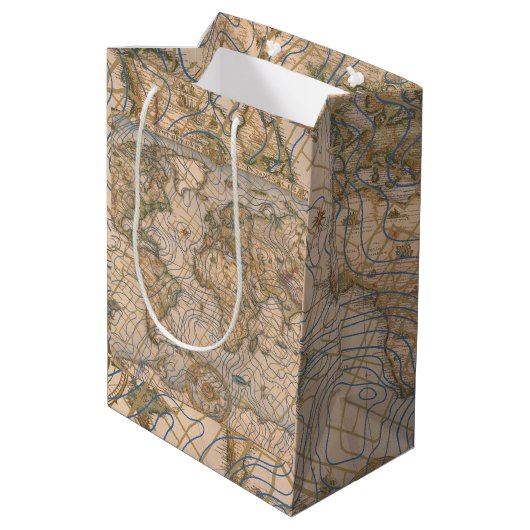 Mappa Mundi Medium Cadeauzakje (Achterkant Gekanteld)