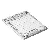 Mappe Mundi Check List Notitieblok (Schuin)