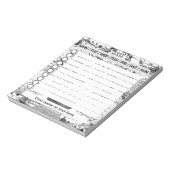 Mappe Mundi Check List Notitieblok (Linkerzijde)