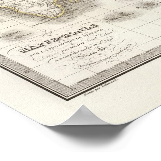 Mappemail - Globe map Poster (Hoek)