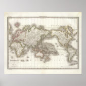 Mappemail - Globe map Poster (Voorkant)