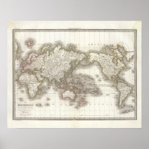 Mappemail - Globe map Poster