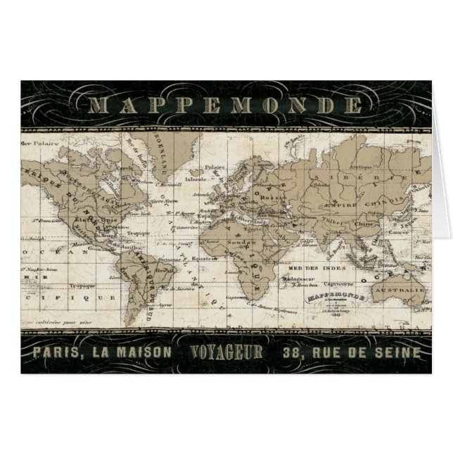 Mappemonde (Voorkant Horizontaal)