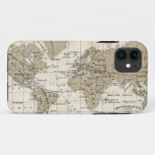 Mappemonde Case-Mate iPhone Case (Achterkant (horizontaal))