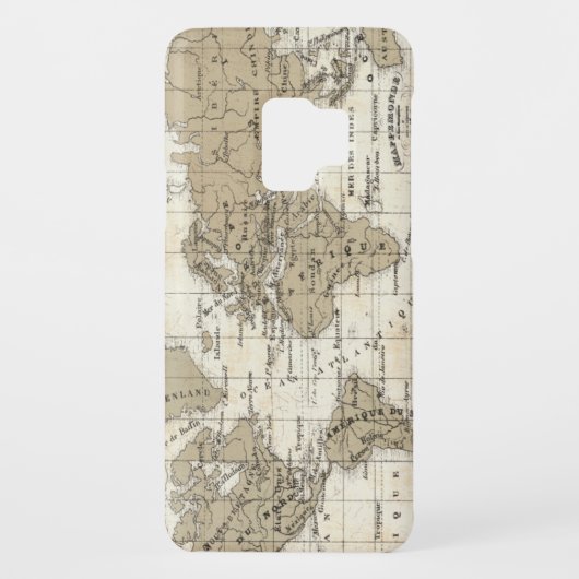 Mappemonde Case-Mate Samsung Galaxy Hoesje (Achterkant)