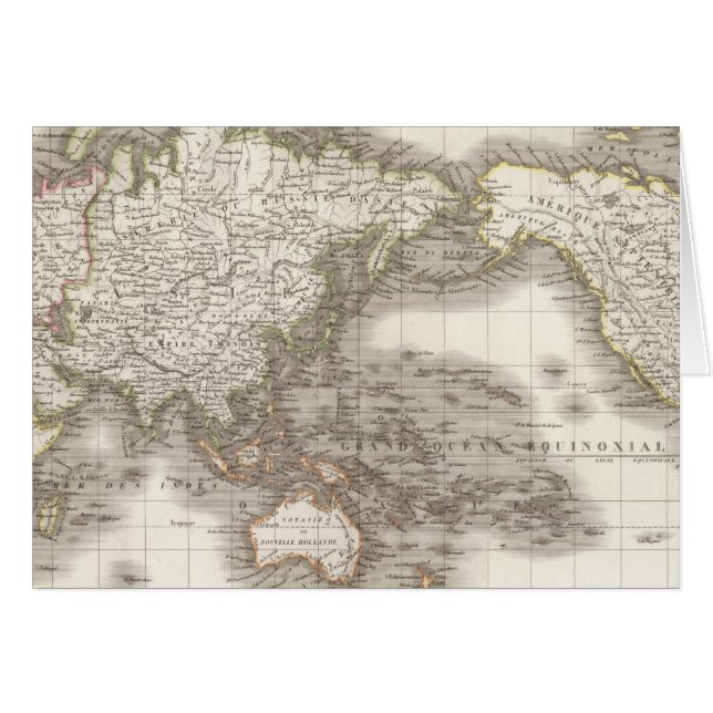 Mappemonde - kaart Wereldbol (Voorkant Horizontaal)