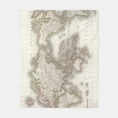 Mappemonde - kaart Wereldbol Fleece Deken (Voorkant)