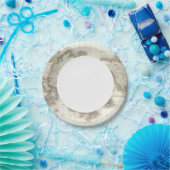 Mappemonde - kaart Wereldbol Papieren Bordje (Feest)