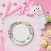 Mappemonde - kaart Wereldbol Papieren Bordje (Feest)