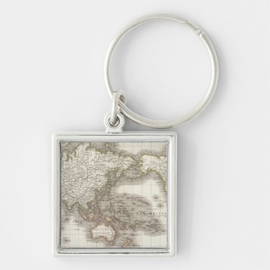 Mappemonde - kaart Wereldbol Sleutelhanger (Voorkant)