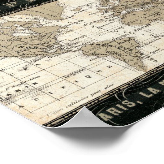 Mappemonde Poster (Hoek)