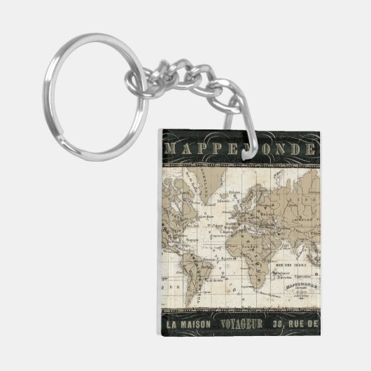 Mappemonde Sleutelhanger (Voorkant Links)