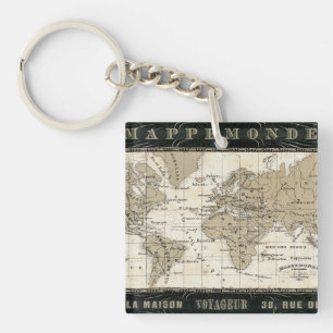 Mappemonde Sleutelhanger