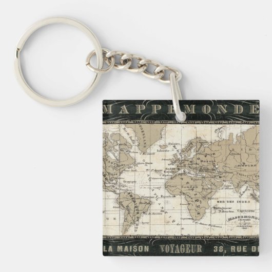 Mappemonde Sleutelhanger (Voorkant)