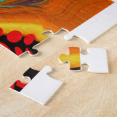 Mappen in tijdkunst legpuzzel (Zijkant)