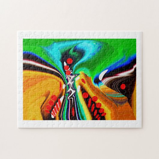 Mappen in tijdkunst legpuzzel (Horizontaal)