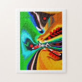 Mappen in tijdkunst legpuzzel (Verticaal)