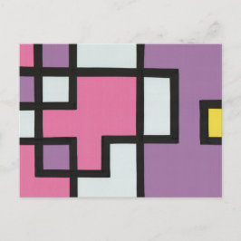 【mapper #2】ポストカード  抽象画　モダン　レトロ briefkaart