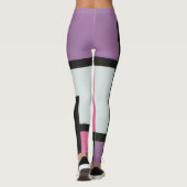 【mapper #2】幾何学　モダン　レトロ　抽象画　 leggings (Achterkant)