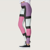 【mapper #2】幾何学　モダン　レトロ　抽象画　 leggings (Links)