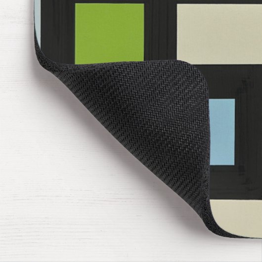 【mapper #3】マウスパッド　抽象画　モダン　レトロ muismat (Hoek)