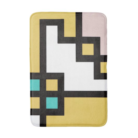 【mapper #4】バスマット　抽象画　モダン　幾何学 badmat (Voorkant Verticaal)