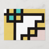 【mapper #4】ポストカード 抽象画 モダン レトロ briefkaart (Voorkant)
