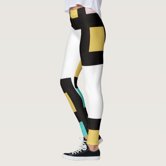 【mapper #4】レギンス 抽象画 モダン レトロ leggings (Links)