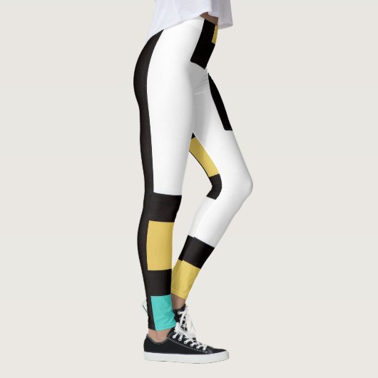 【mapper #4】レギンス 抽象画 モダン レトロ leggings (Rechts)