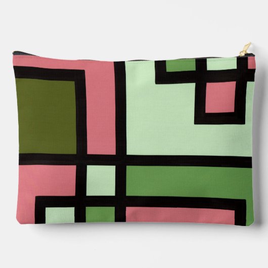 mapper #5 プリントカットソーバッグ 抽象画 幾何学 モダン etui (Achterkant)