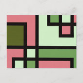 mapper #5 ポストカード　抽象画　モダン　幾何学 briefkaart (Voorkant)