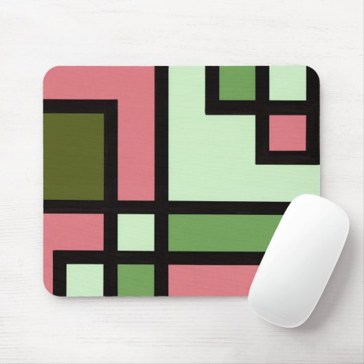 mapper #5 マウスパッド　抽象画　モダン　幾何学 muismat (Met muis)