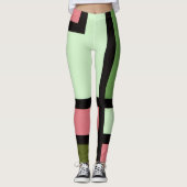 mapper #5 レギンス 抽象画 幾何学 モダン leggings (Voorkant)
